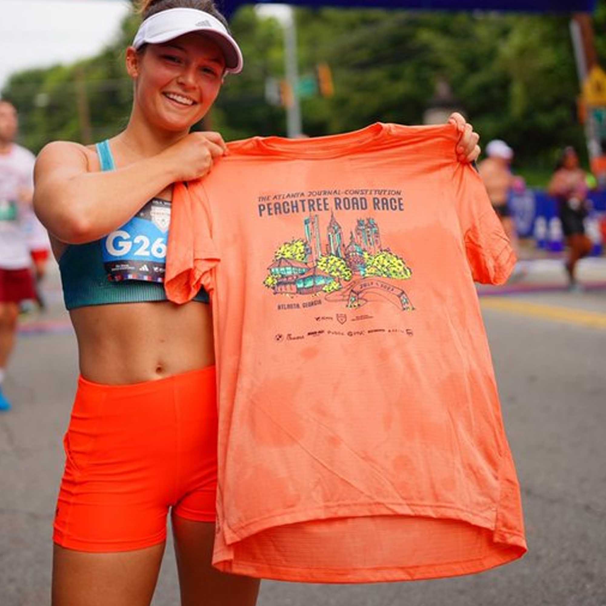 2023 Ajc Peachtree Road Race Shirt Atalanta George