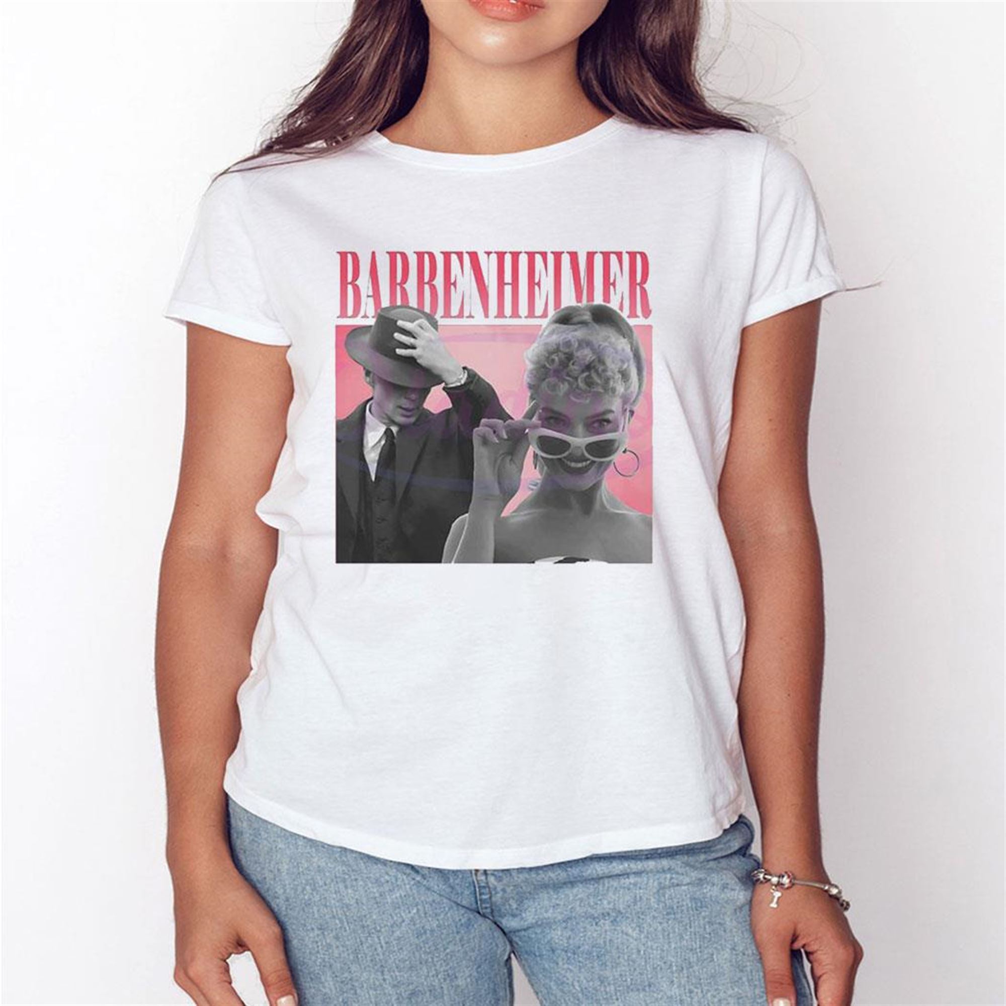 Official Barbenheimer Vintage 90s Barbie Movie Shirt