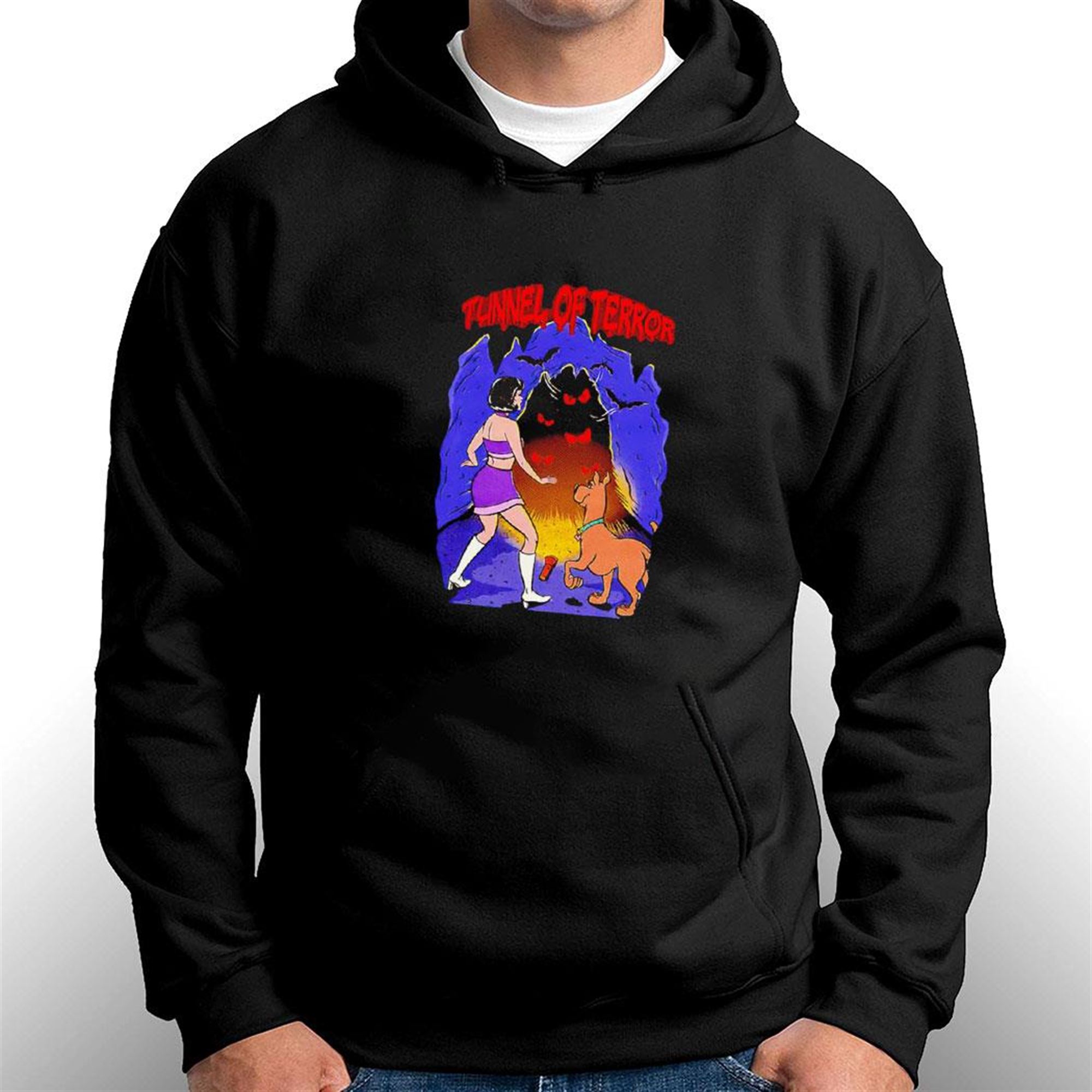 Official Tunnel Of Terror Scooby Doo T-shirt Ladies Tee Official Tunnel Of Terror Scooby Doo T-shirt Ladies Tee