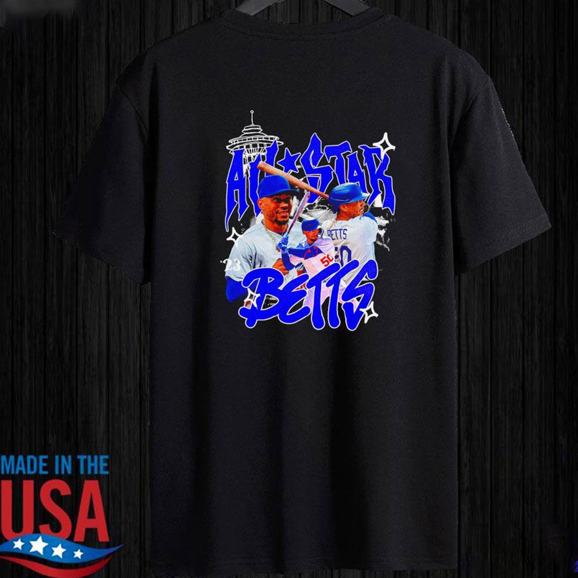 Official Mookie Betts All Star Game T-shirt Ladies Tee