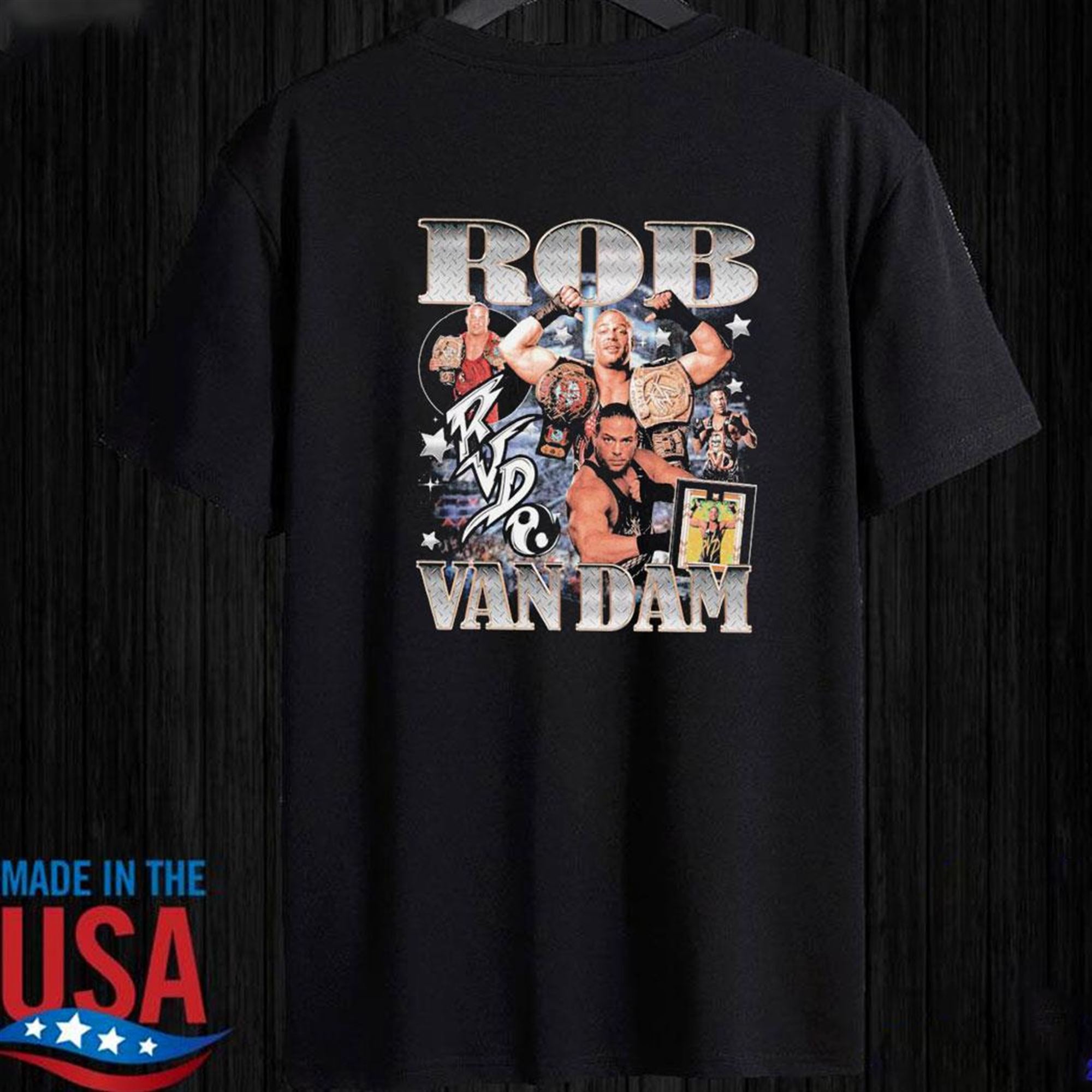 Official Rob Van Dam The Game T-shirt Ladies Tee