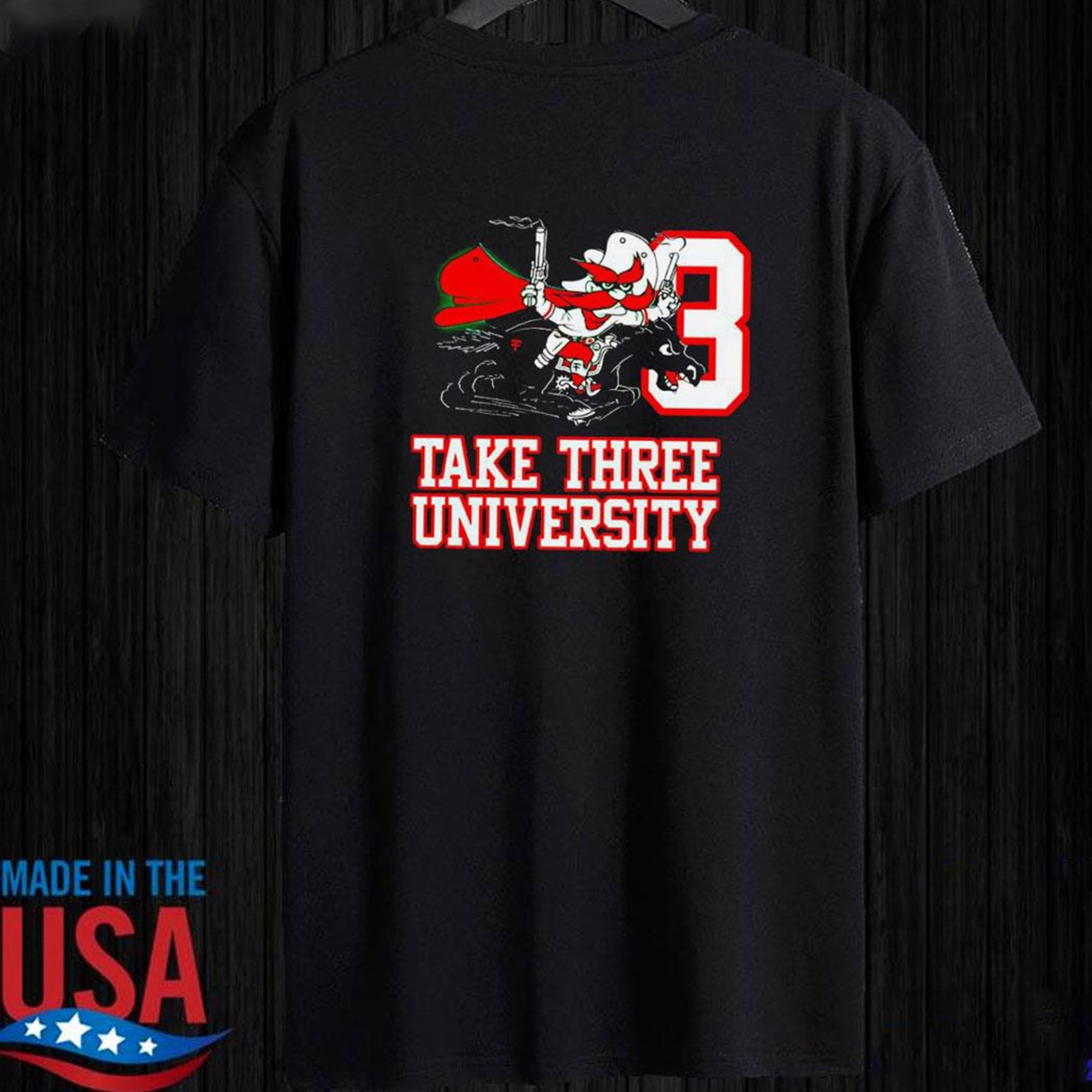 Official Take Three University T-shirt Ladies Tee