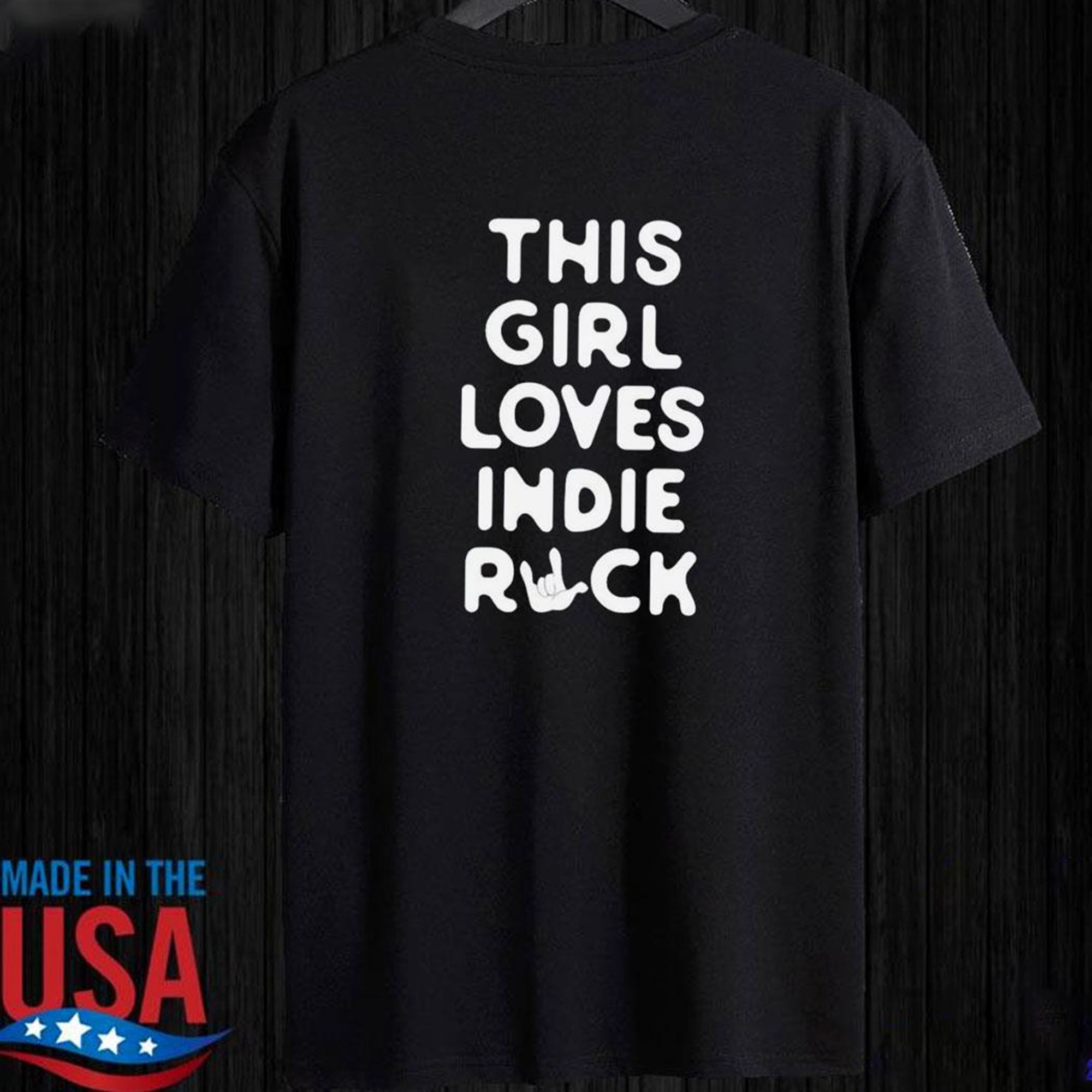Official This Girl Loves Indie Rock T T-shirt Ladies Tee