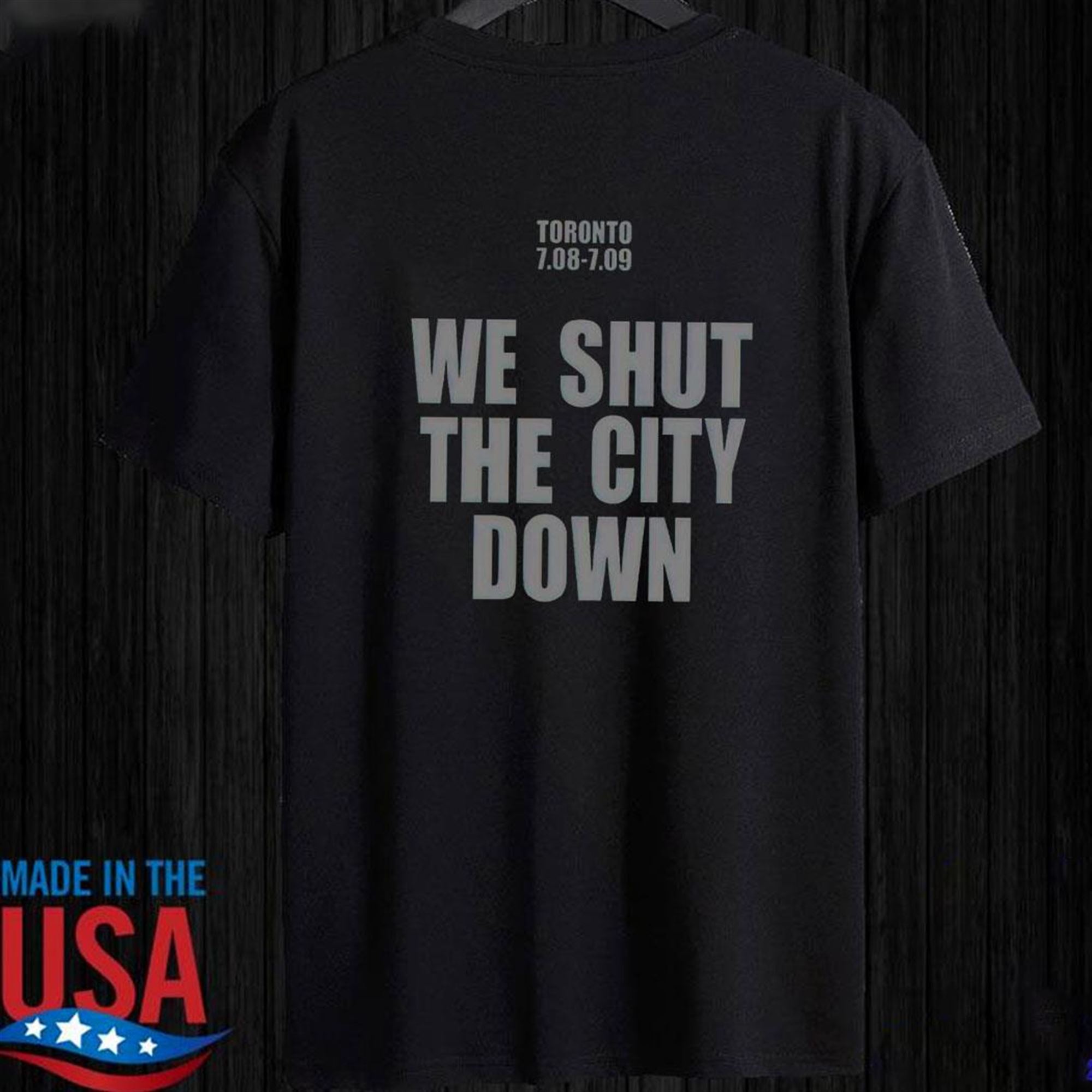 Official We Shut The City Down Toronto T-shirt Ladies Tee Official We Shut The City Down Toronto T-shirt Ladies Tee