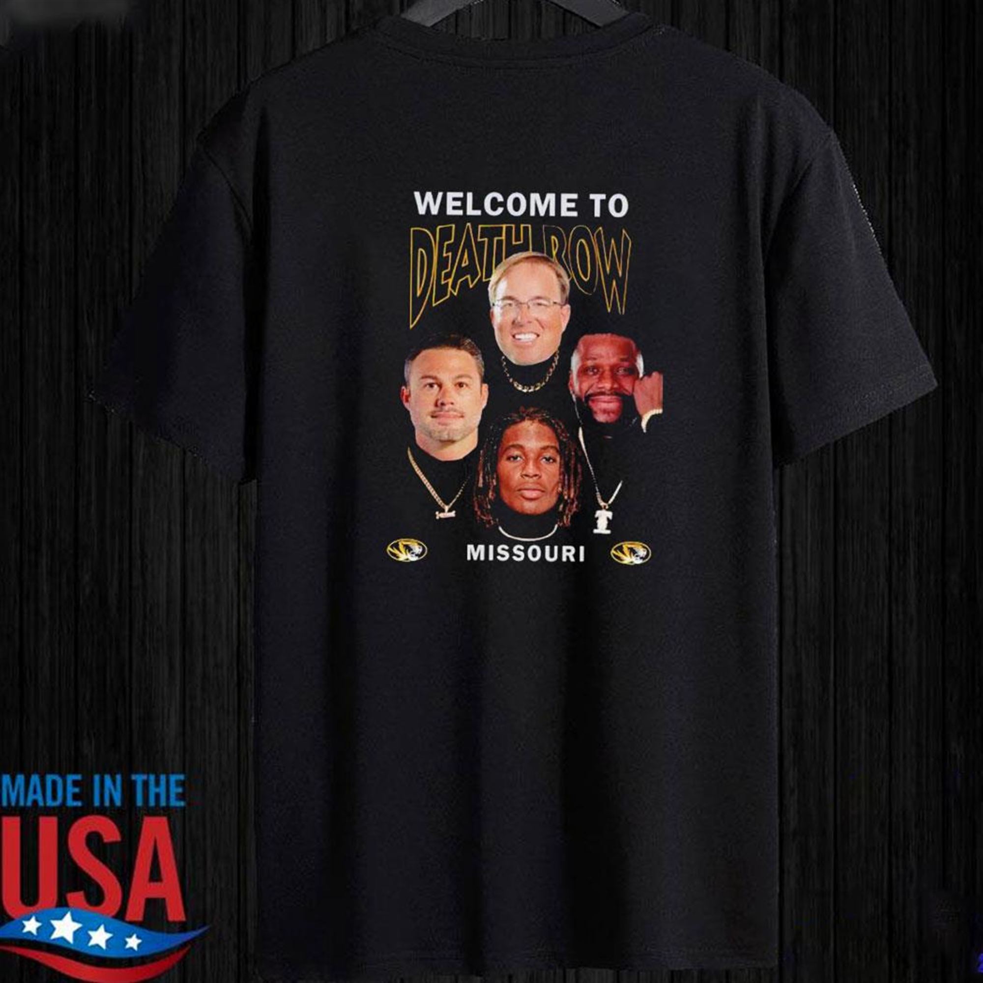 Official Welcome To Death Row Mizzou Football T-shirt Ladies Tee Official Welcome To Death Row Mizzou Football T-shirt Ladies Tee