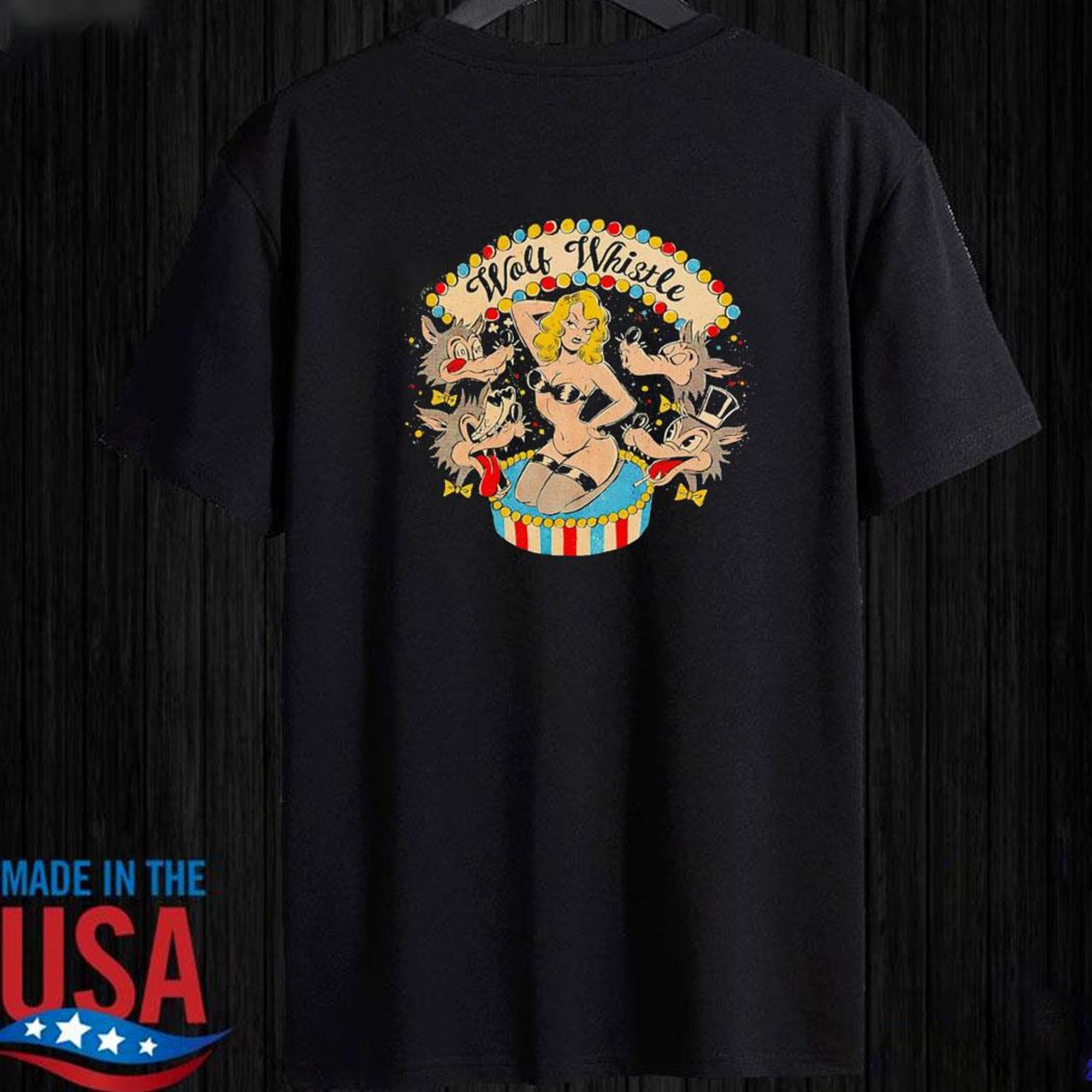 Official Wolf Whistle T-shirt Ladies Tee Official Wolf Whistle T-shirt Ladies Tee