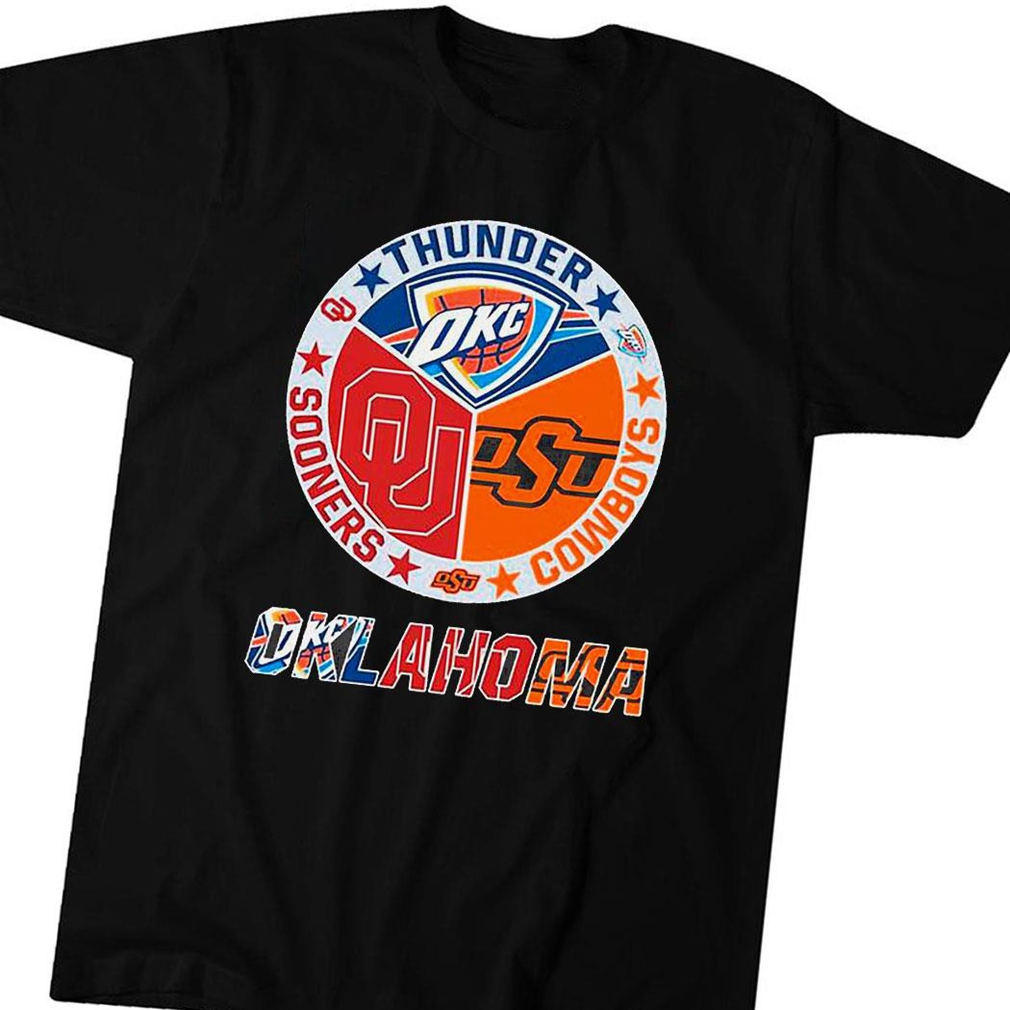 Oklahoma Thunder Cowboys And Sooners Sports Teams T-shirt Hoodie