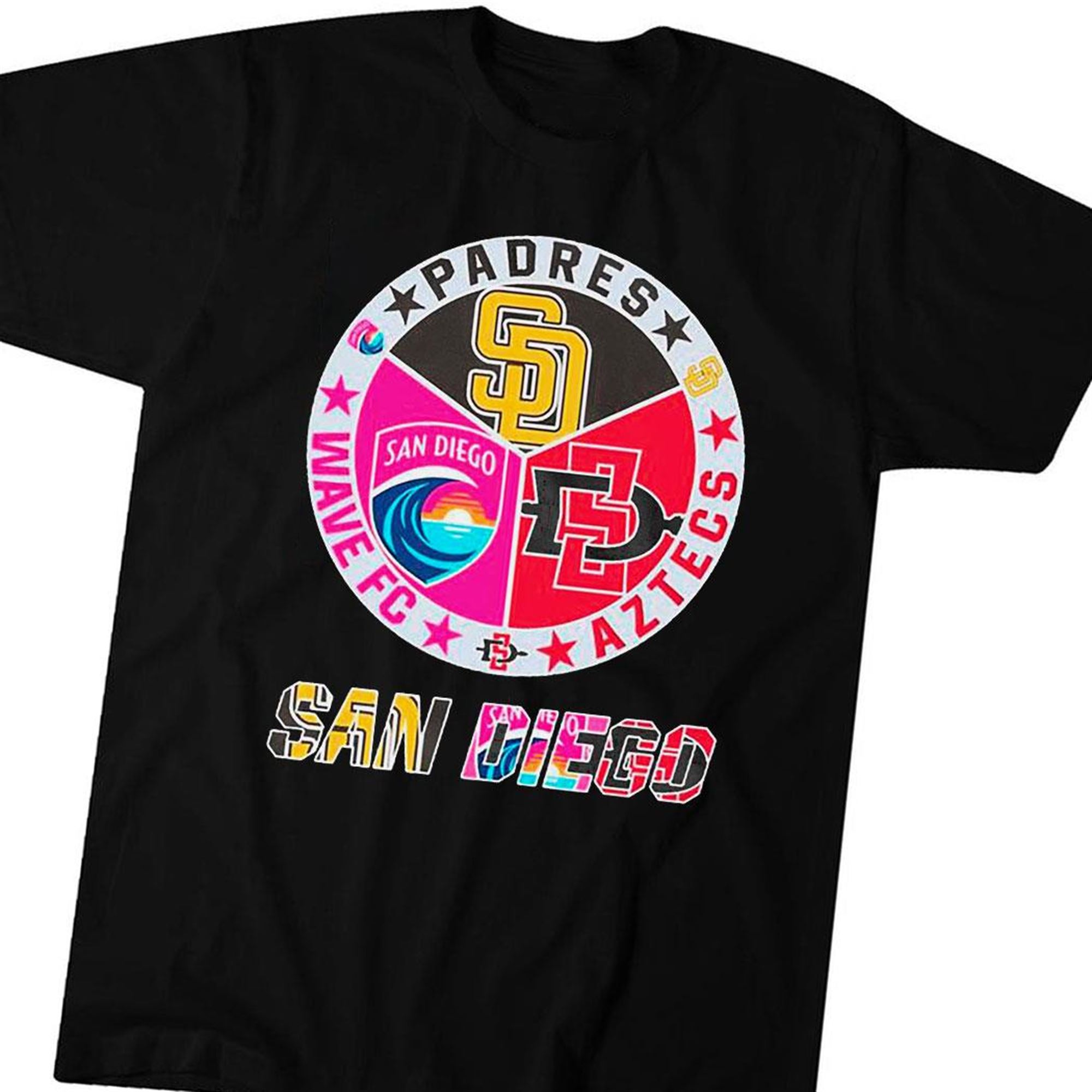 San Diego Padres Aztecs And Wave Fc Sports Teams T-shirt Hoodie San Diego Padres Aztecs And Wave Fc Sports Teams T-shirt Hoodie
