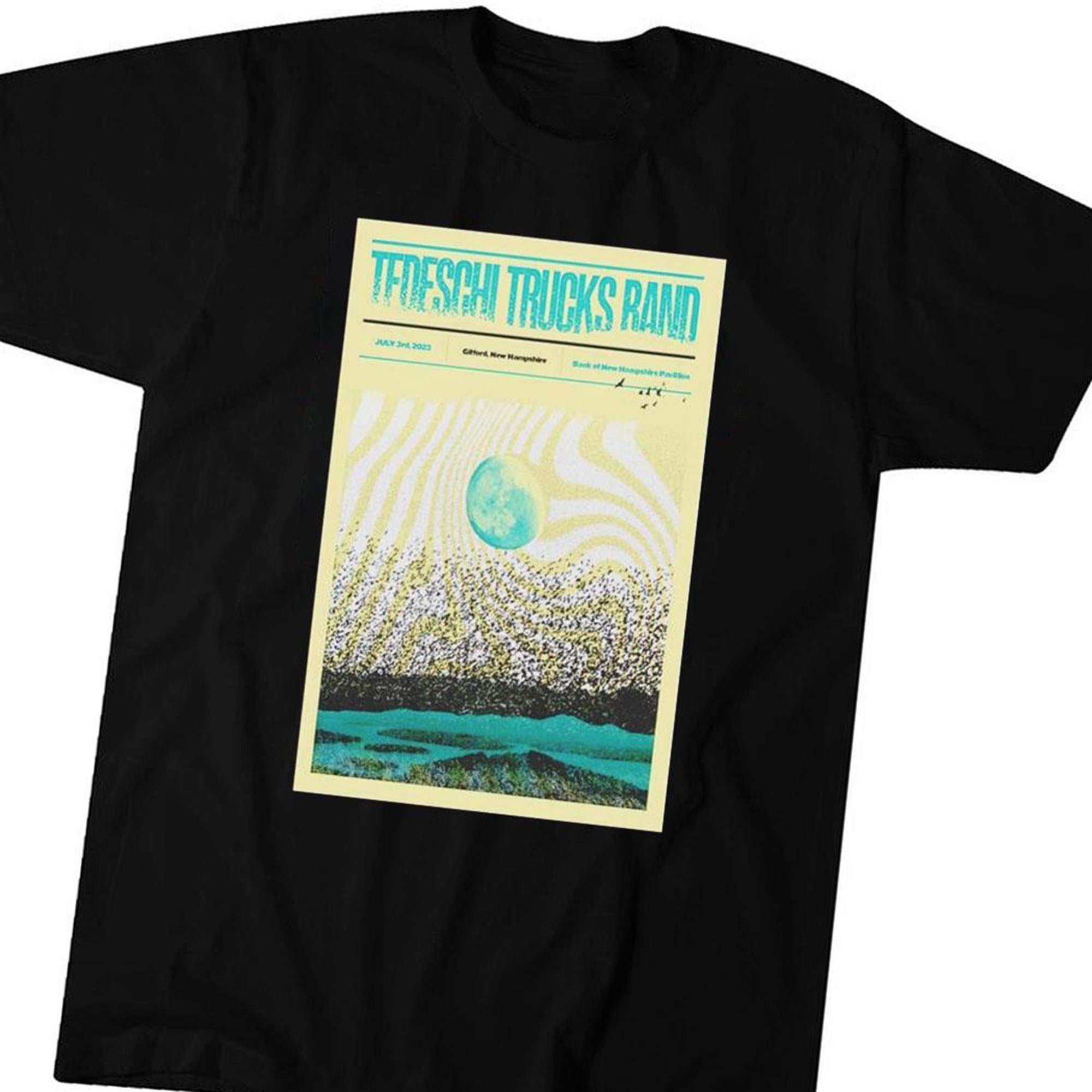 Tedeschi Trucks Band July 3 2023 Bank Of New Hampshire Pavilion Poster T-shirt Tedeschi Trucks Band July 3 2023 Bank Of New Hampshire Pavilion Poster T-shirt