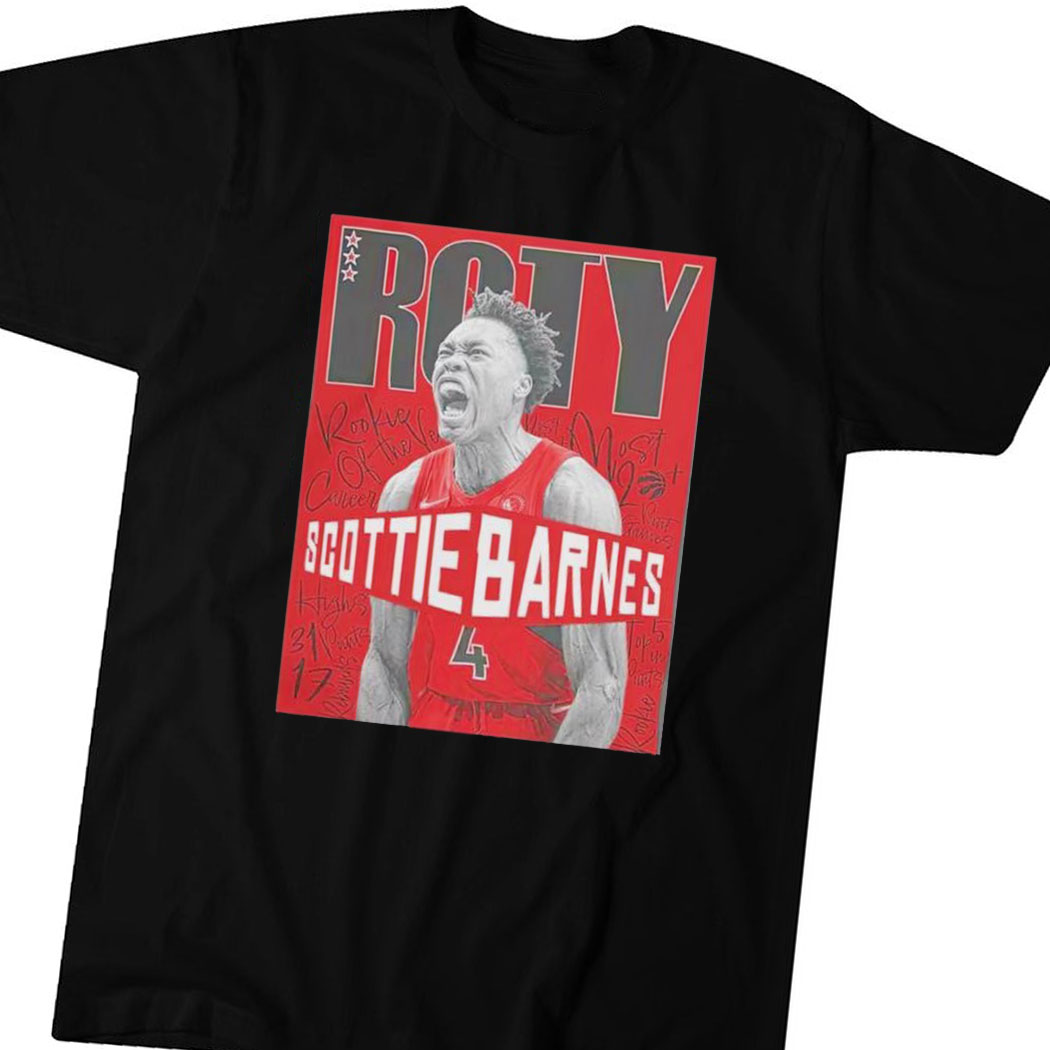Toronto Raptors Roty Scottie Barnes T-shirt Hoodie Toronto Raptors Roty Scottie Barnes T-shirt Hoodie
