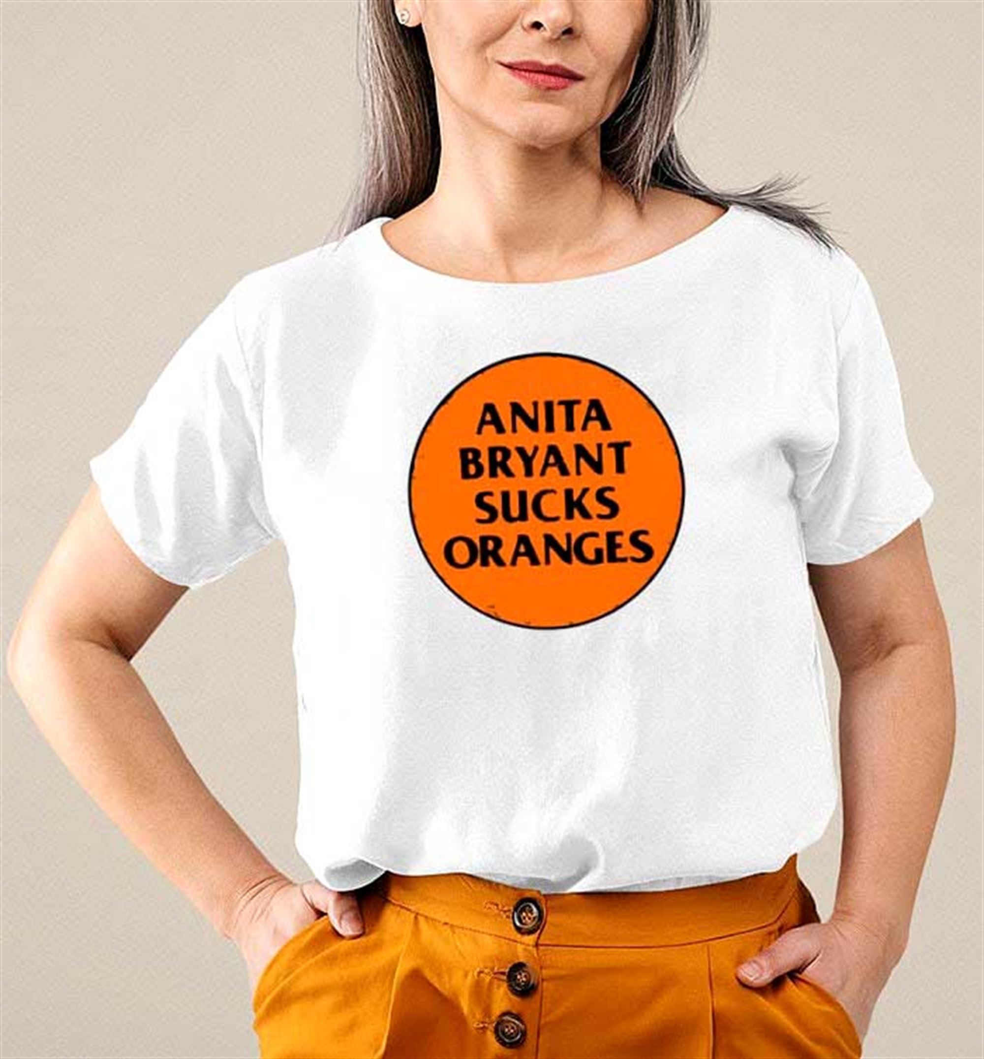 Anita Bryant Sucks Oranges T-shirt Anita Bryant Sucks Oranges T-shirt