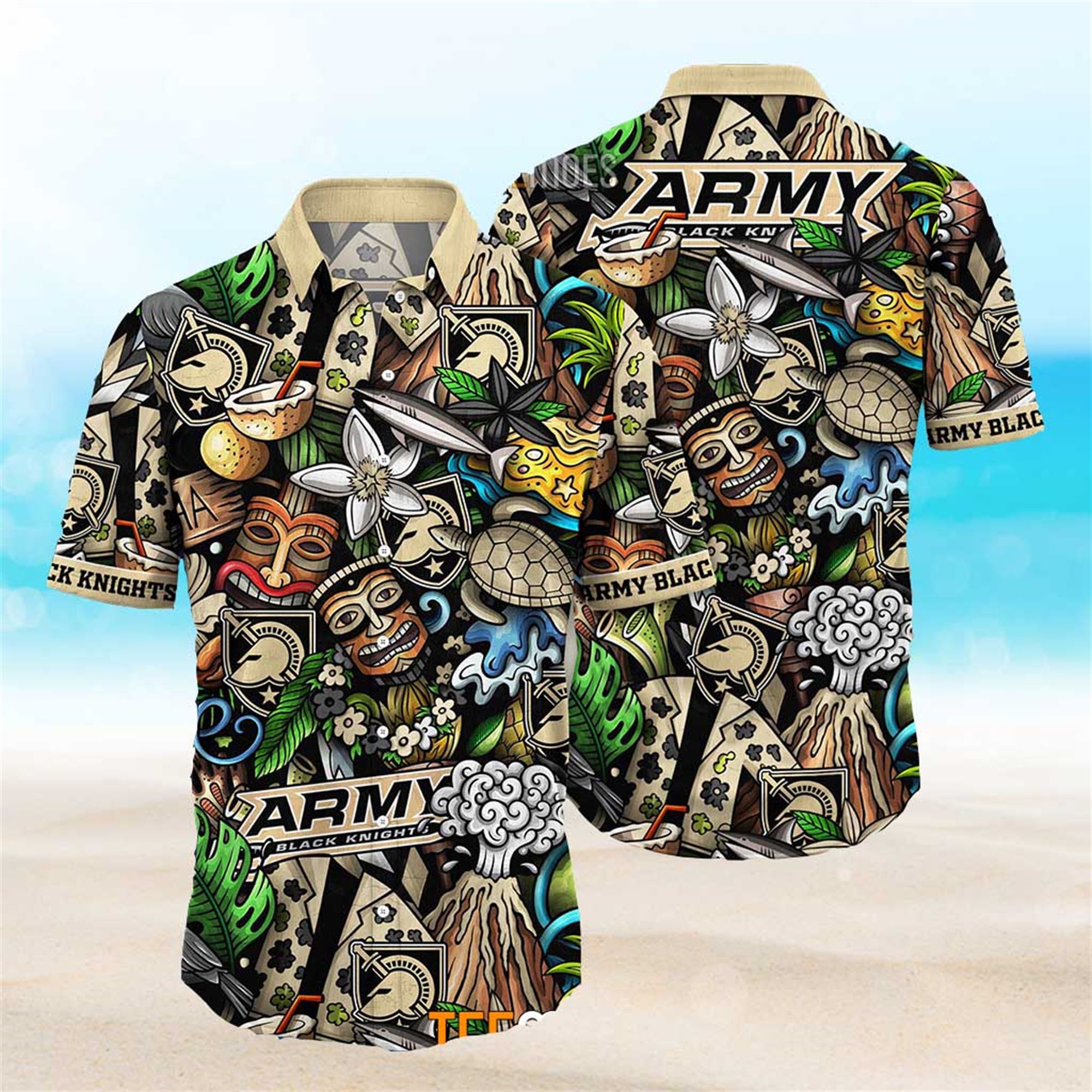 Army Black Knights Ncaa Mens Floral Special Design Hawaiian Shirt Army Black Knights Ncaa Mens Floral Special Design Hawaiian Shirt
