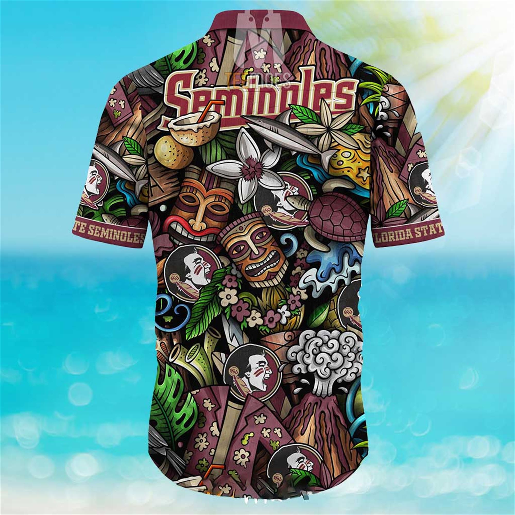 Florida State Seminoles Ncaa Mens Floral Special Design Hawaiian Shirt Florida State Seminoles Ncaa Mens Floral Special Design Hawaiian Shirt