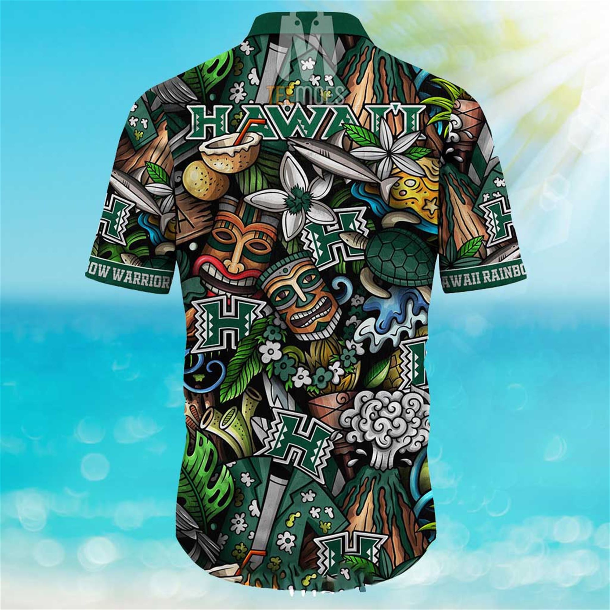 Hawaii Rainbow Warriors Ncaa Mens Floral Special Design Hawaiian Shirt Hawaii Rainbow Warriors Ncaa Mens Floral Special Design Hawaiian Shirt