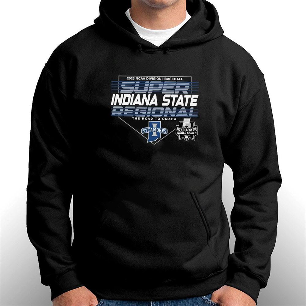 Super Indiana State Sycamores Regional The Road To Omaha College World Series 2023 Ncaa Shirt