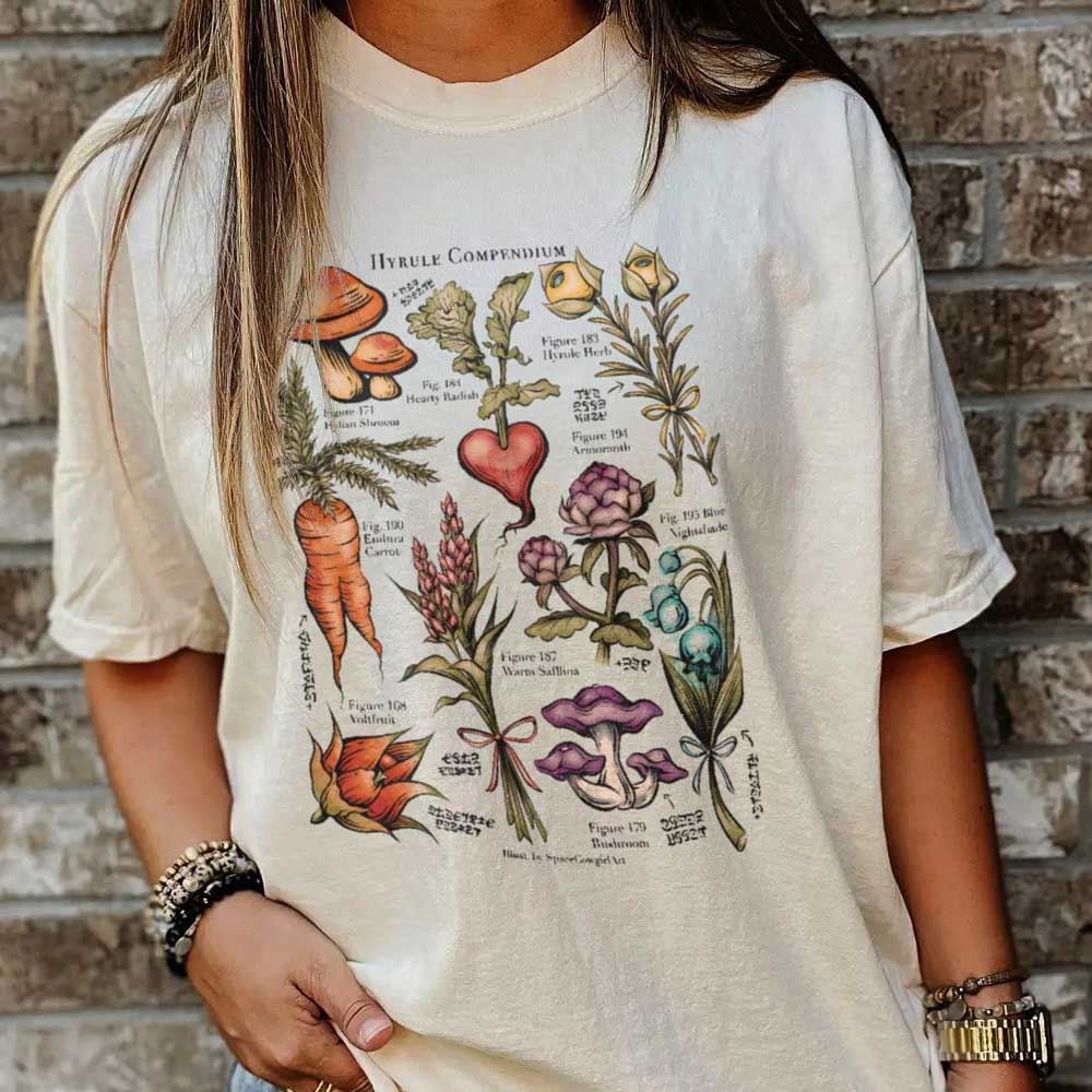 Hyrule Flora Breath Of The Wild Hylia Shirt