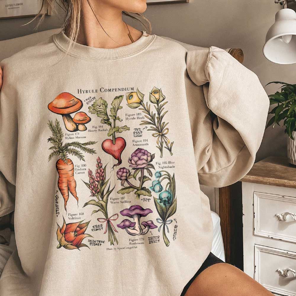 Hyrule Flora Breath Of The Wild Hylia Shirt