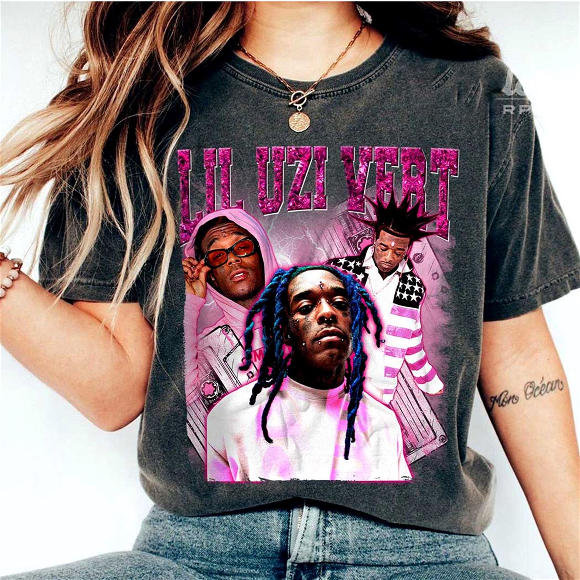 Lil Uzi Pink Tape Shirt Sweatshirt
