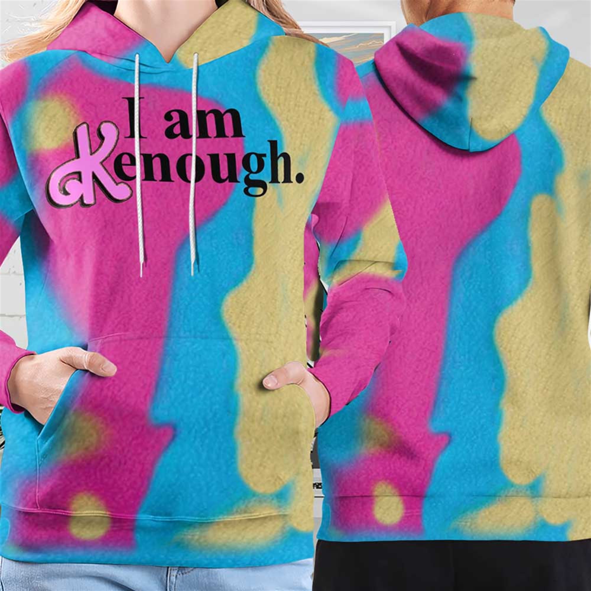 Ryan Gosling Ken I Am Kenough Hoodie Barbie