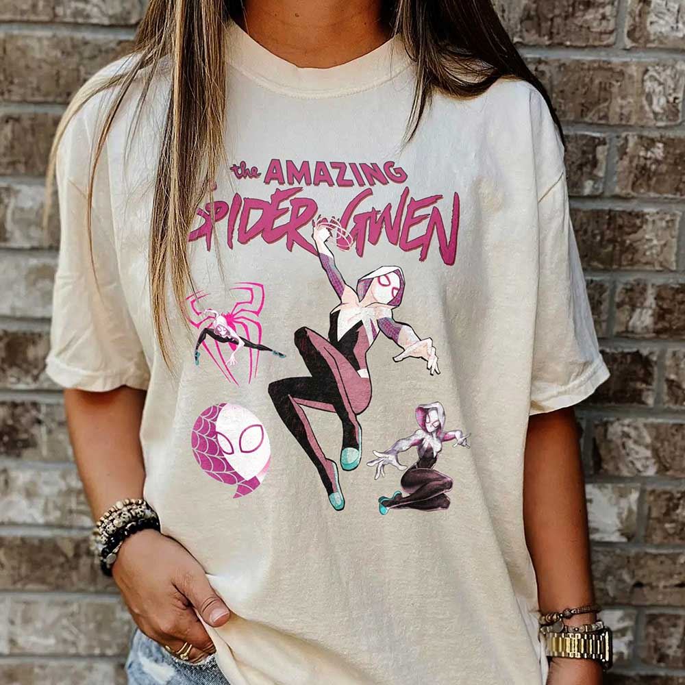 Spider-gwen Ghost-spider Vintage Shirt Spider-gwen Ghost-spider Vintage Shirt