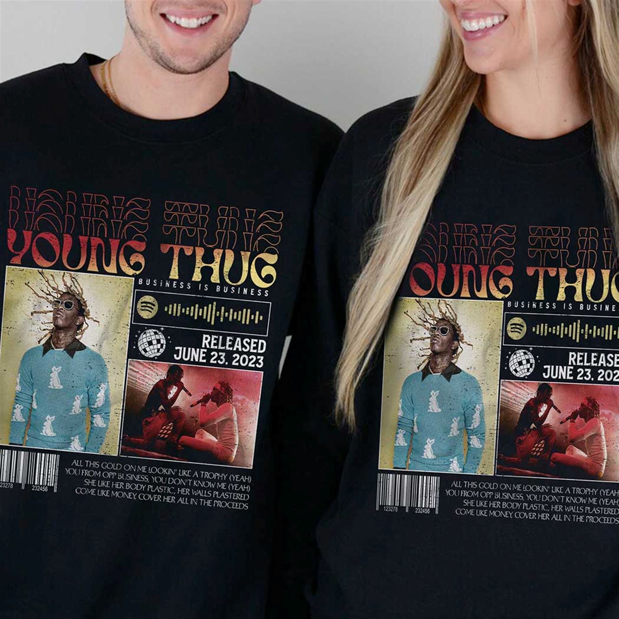 Young Thug Music Shirt Y2k 90s Merch Vintage Album Business Shirt