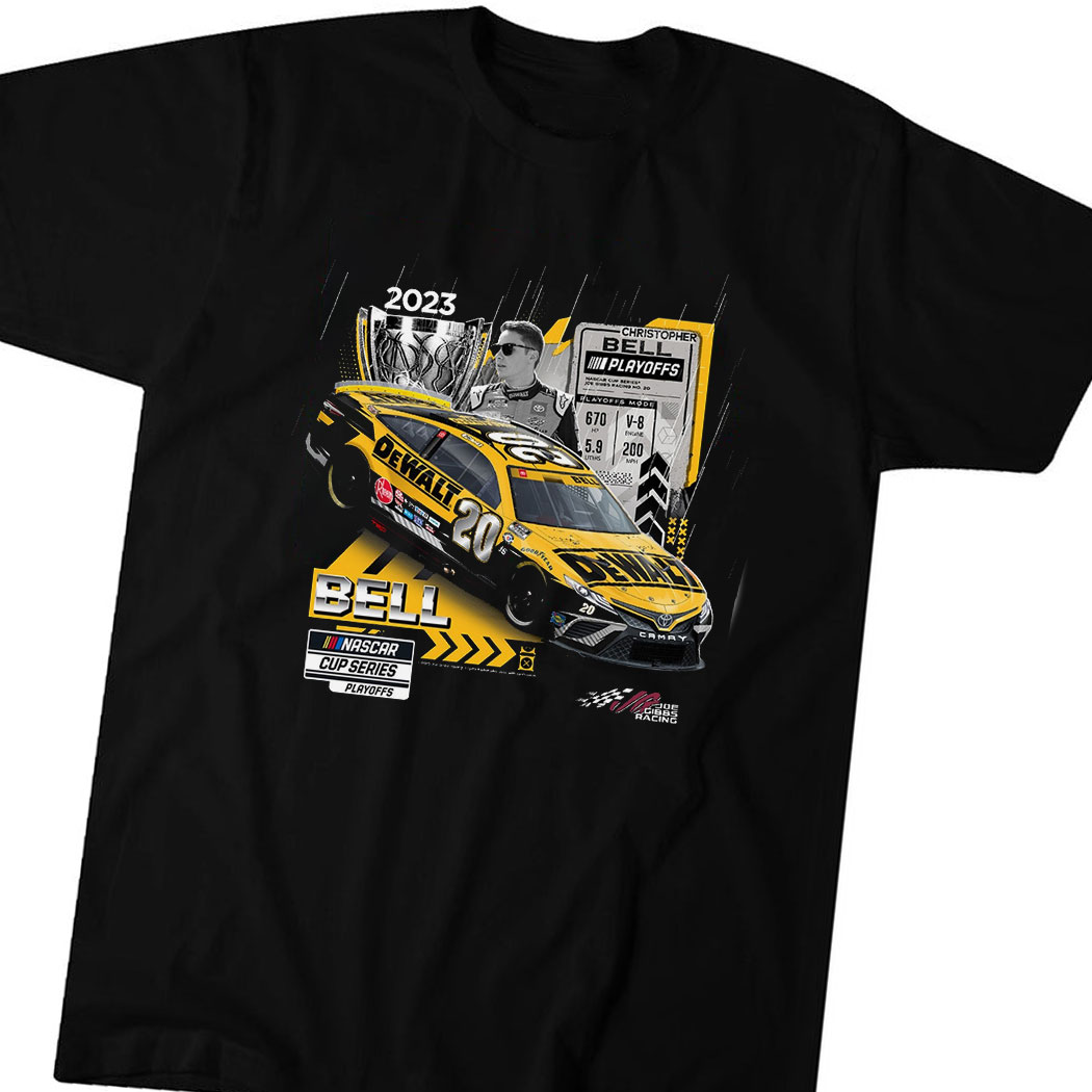 Christopher Bell Joe Gibbs Racing Team 2023 Nascar Cup Series Playoffs T-shirt