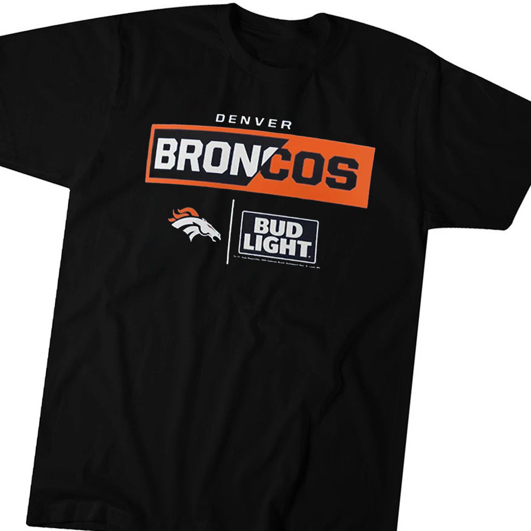 Denver Broncos Nfl X Bud Light T-shirt