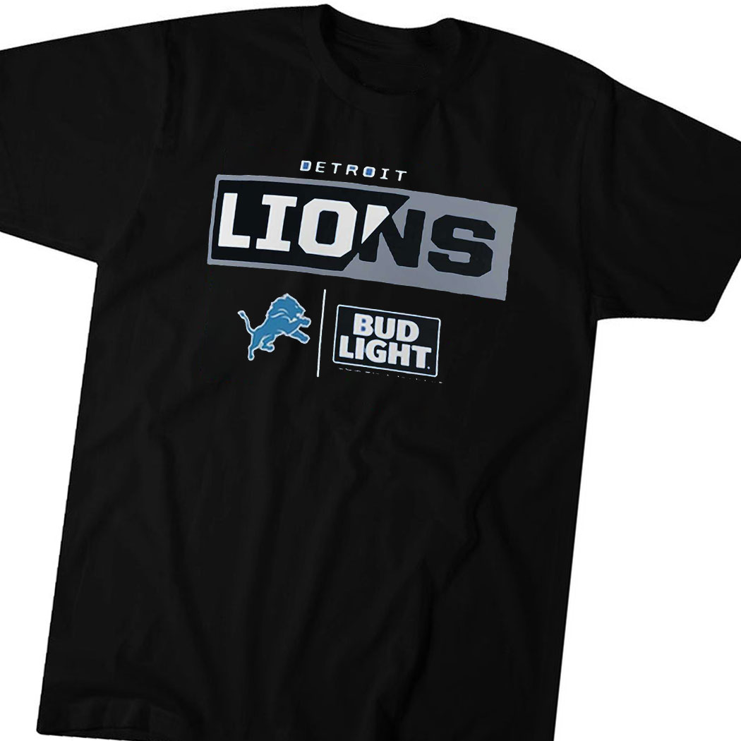 Detroit Lions Nfl X Bud Light T-shirt