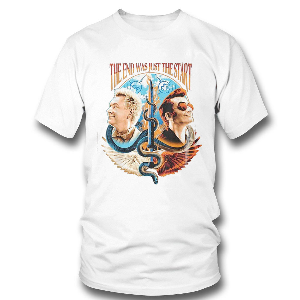 Good Omens Move Comic The End Was Just The Start Shirt