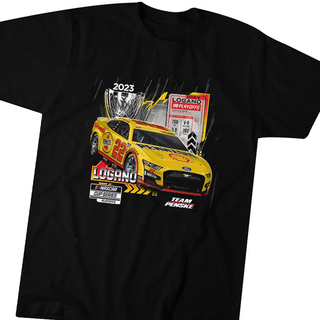 Joey Logano Team Penske 2023 Nascar Cup Series Playoffs T-shirt