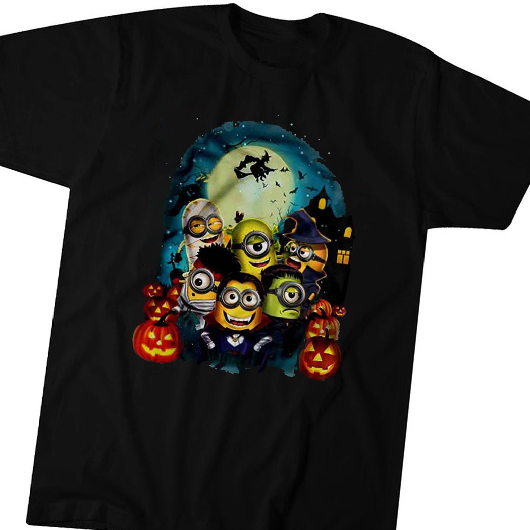 Minions In Halloween Shirt