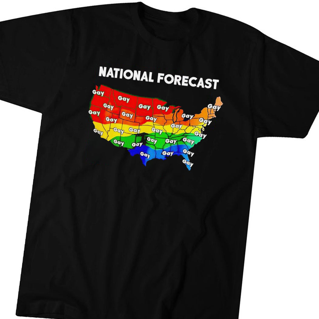 National Forecast Gay Map Shirt