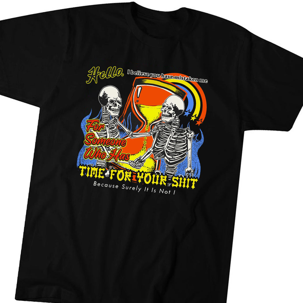 Skull Mistaking Me Halloween Tee Shirt