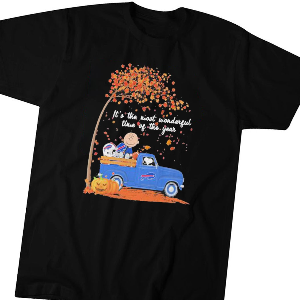 Snoopy And Charlie Brown Halloween It’s The Most Wonderful Time Of The Year T-shirt