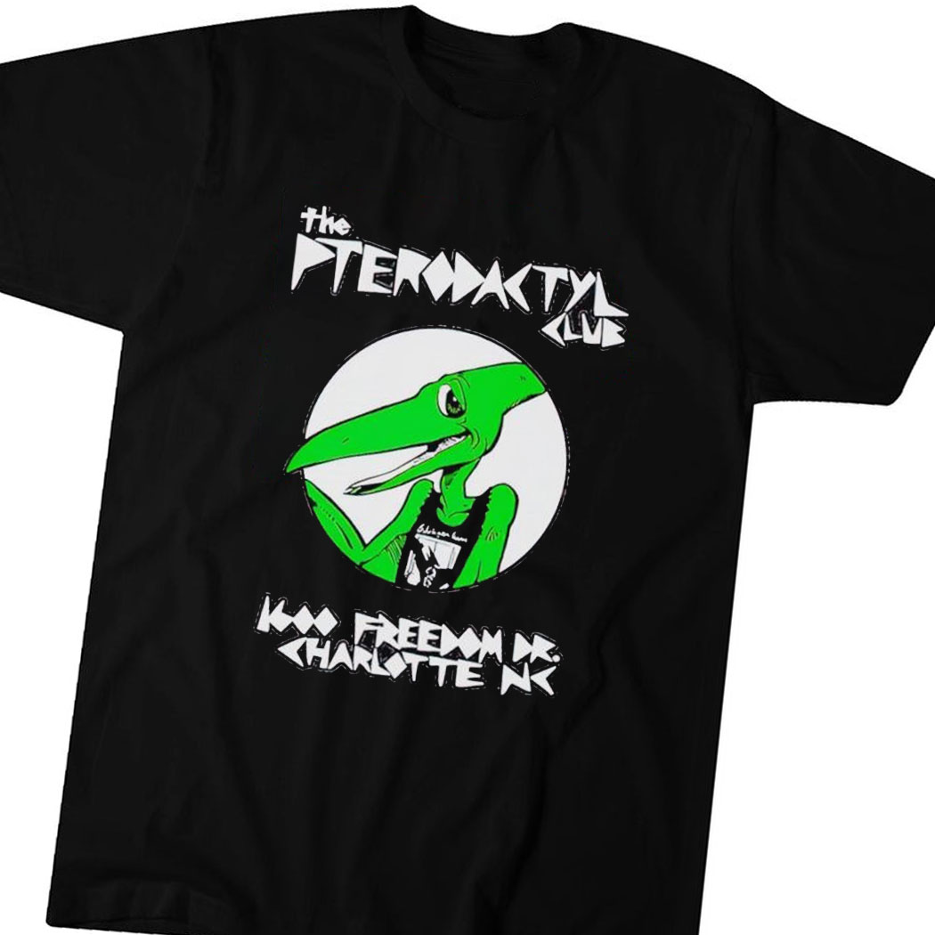 The Pterodactyl Club Charlotte Nc Shirt Hoodie Longsleeve