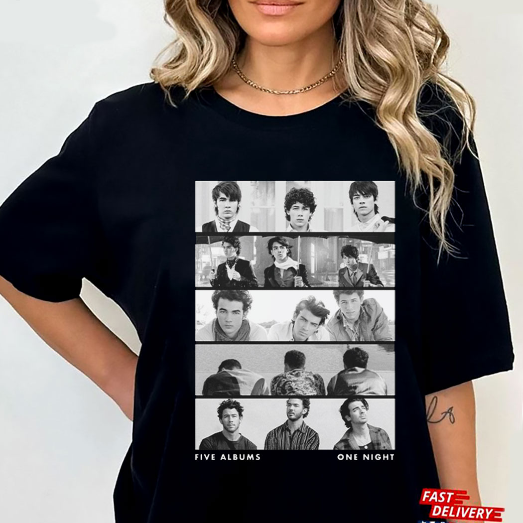 Jonas Brothers Tour Five Albums One Night Shirt