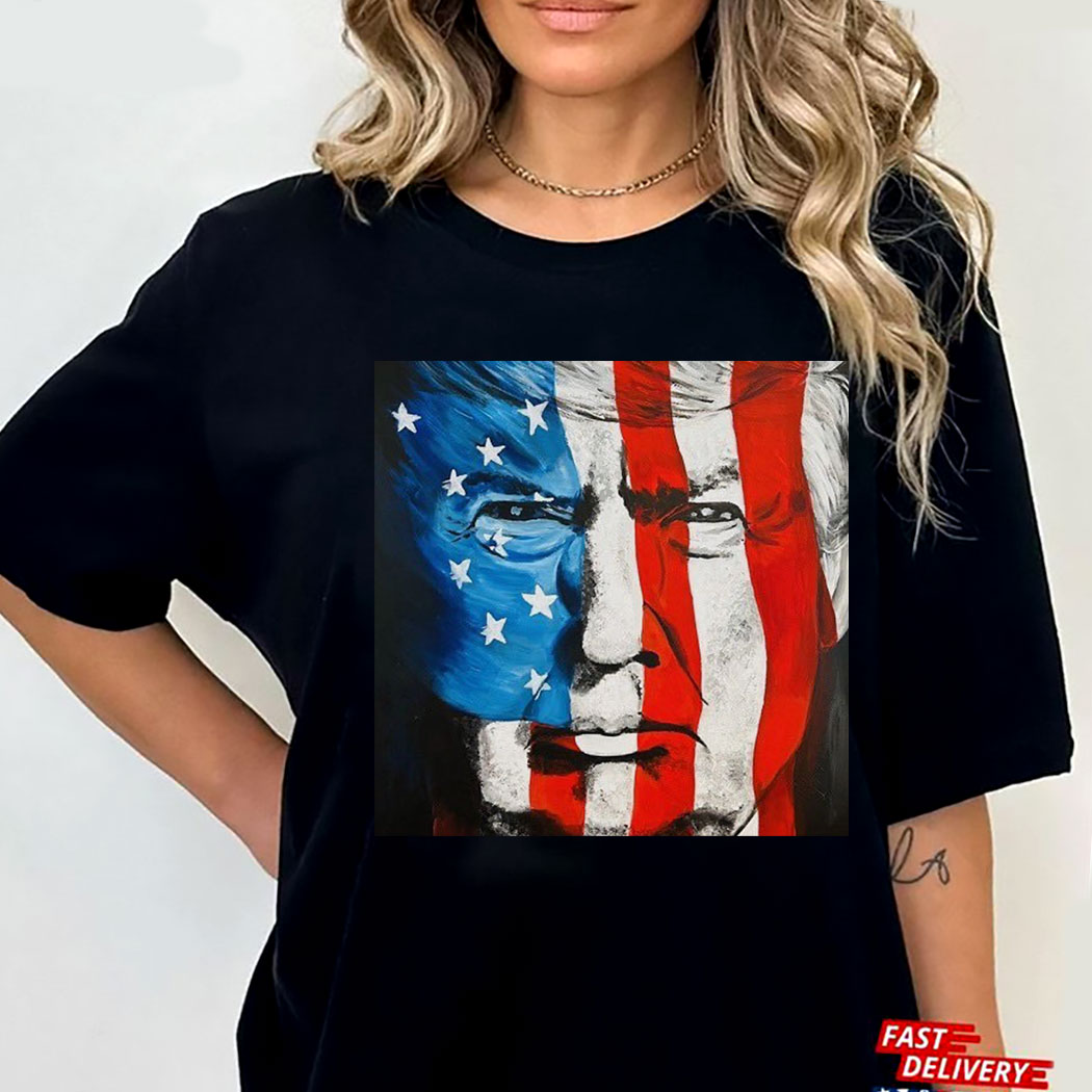 Trump 2024 To Save America Flag Tee Shirt