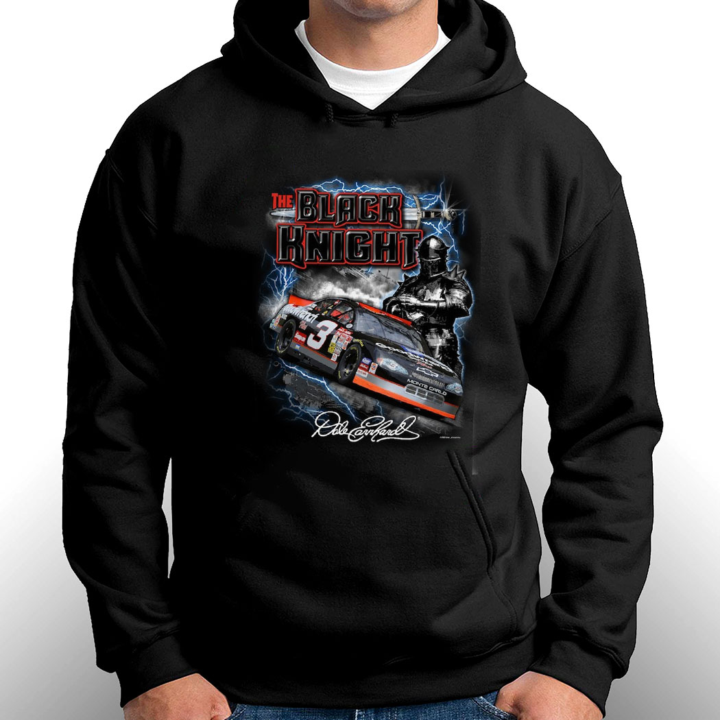 Black Knight Dale Earnhardt Checkered Flag Sports T-shirt Black Knight Dale Earnhardt Checkered Flag Sports T-shirt