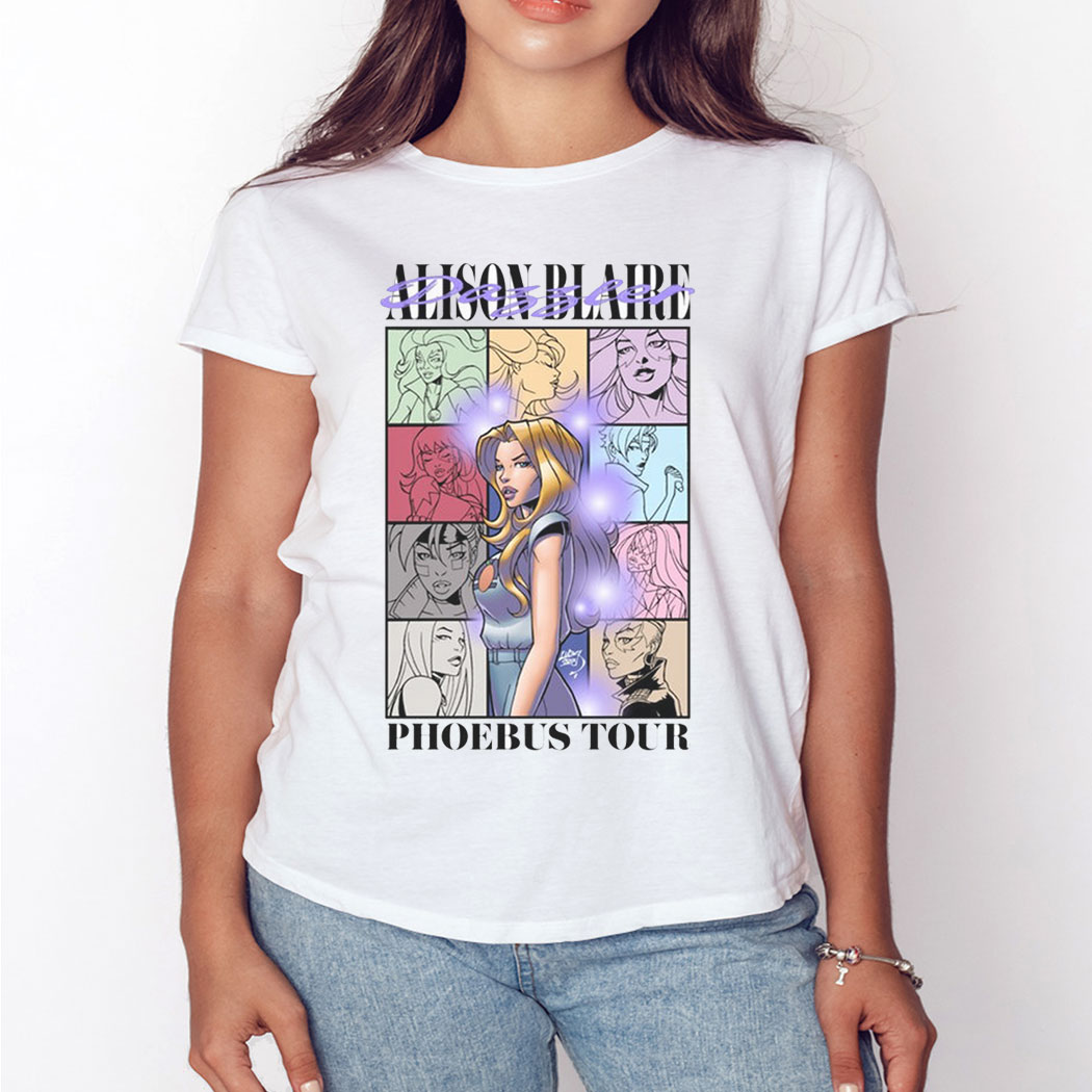 Dazzler Eras Alison Blaire Phoebus Tour Shirt Dazzler Eras Alison Blaire Phoebus Tour Shirt
