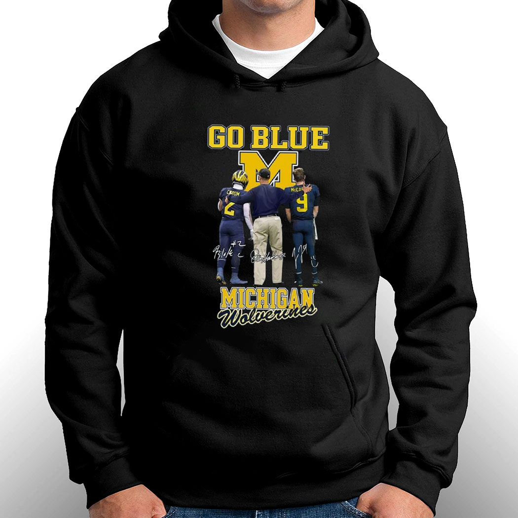 Go Blue Michigan Wolverines Signature Shirt Go Blue Michigan Wolverines Signature Shirt