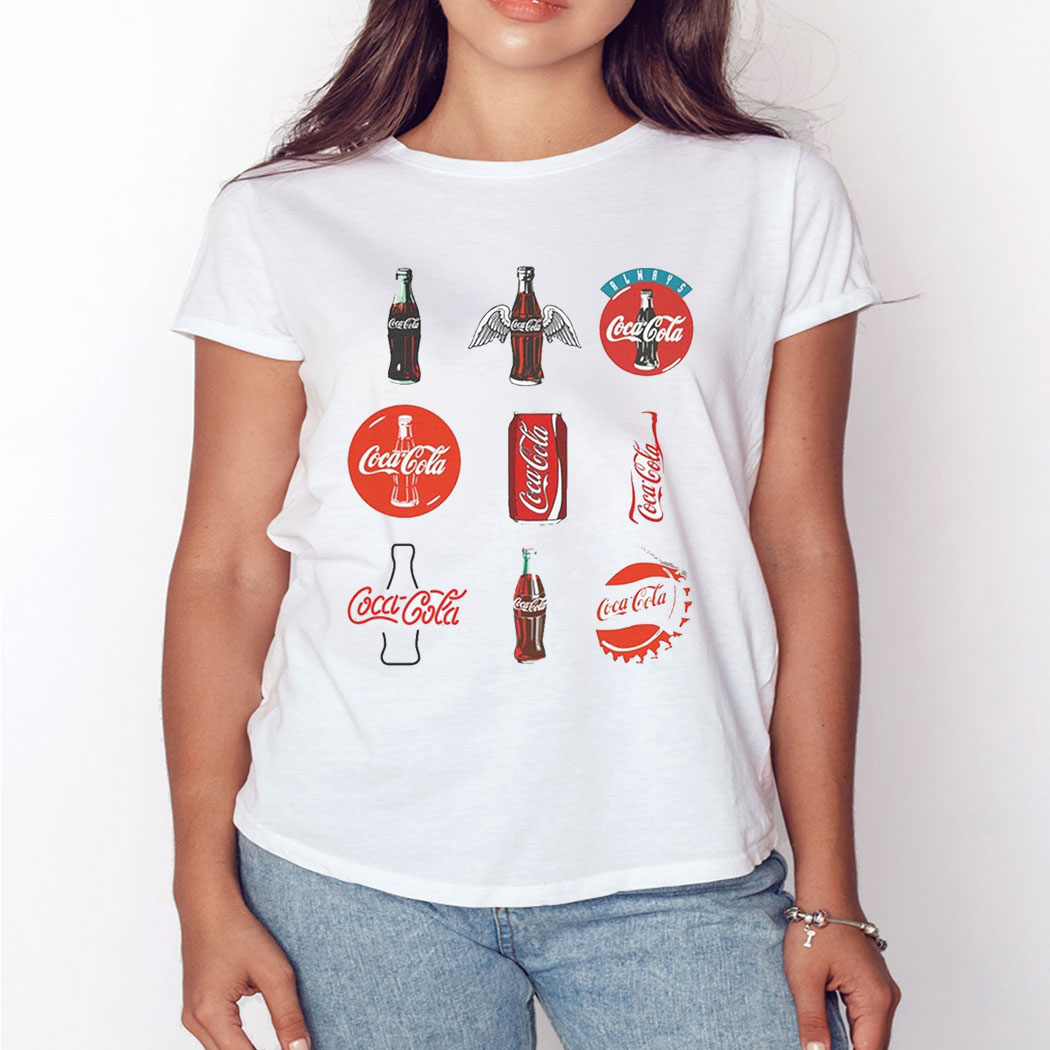 Retro Coca Cola Coke Bottle Logo Shirt Retro Coca Cola Coke Bottle Logo Shirt