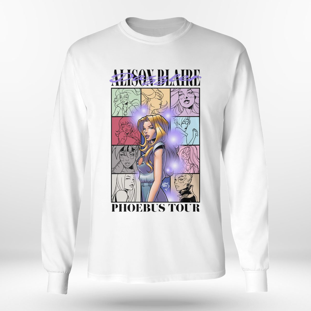Dazzler Eras Alison Blaire Phoebus Tour Shirt Dazzler Eras Alison Blaire Phoebus Tour Shirt