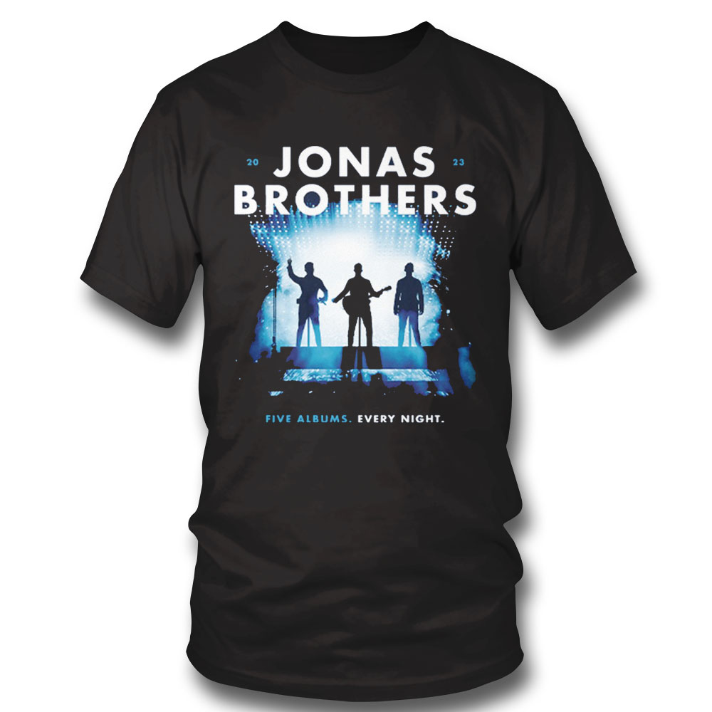 Jonas Brothers Tour Five Albums Every Night Shirt
