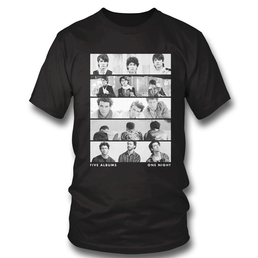 Jonas Brothers Tour Five Albums One Night Shirt