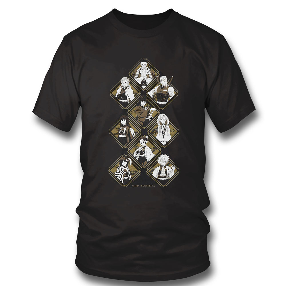 Kimetsu No Yaiba Hashira Diamond Demon Slayer T-shirt