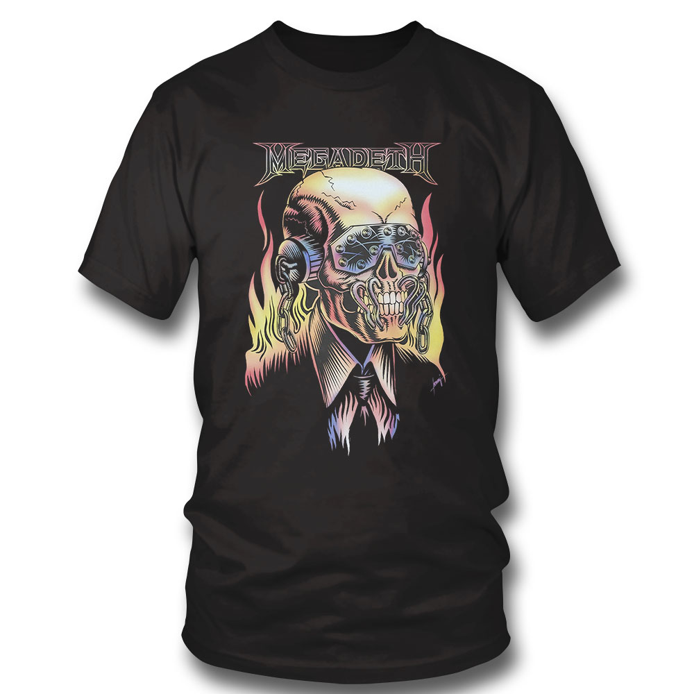 Megadeth Flaming Vic Shirt Megadeth Flaming Vic Shirt
