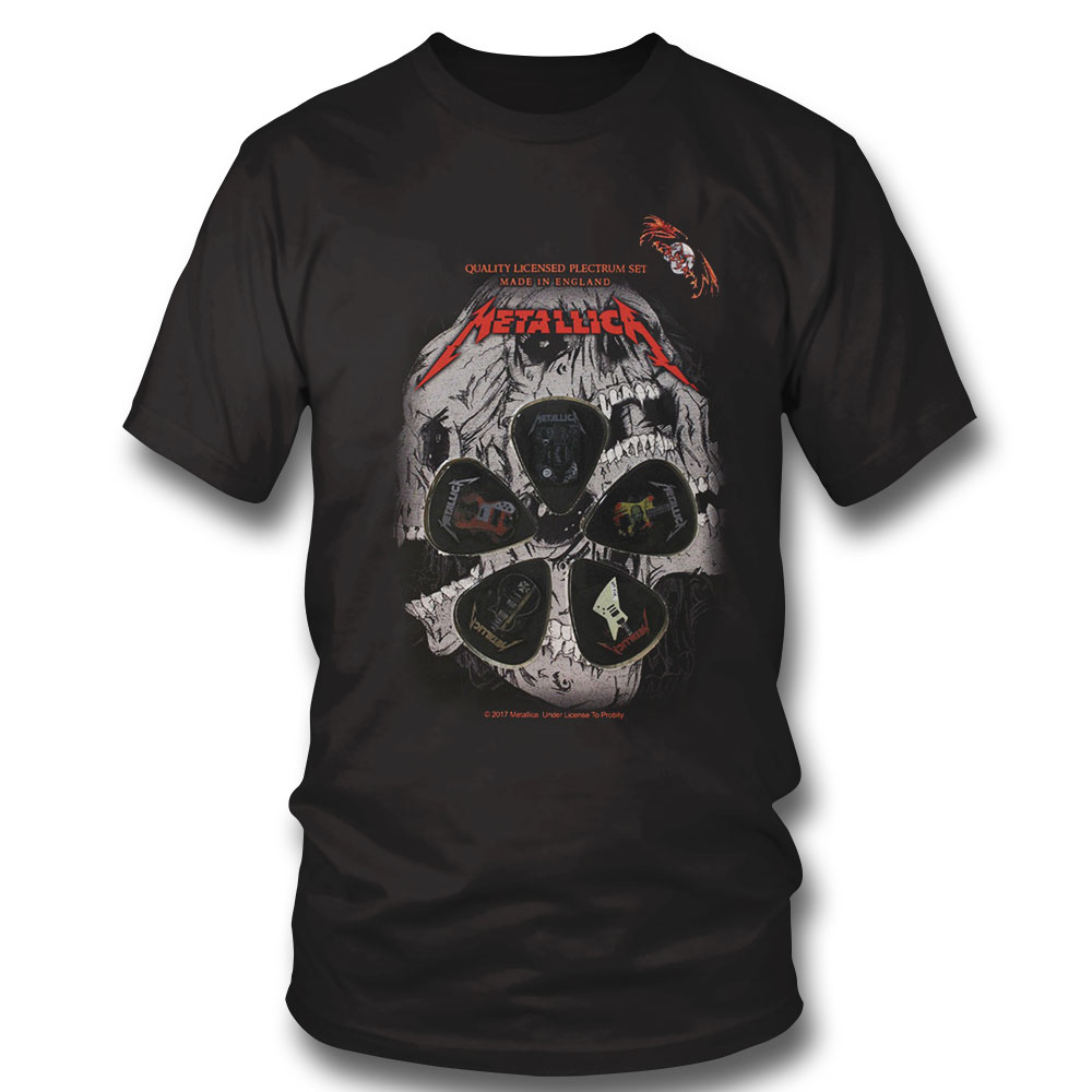 Metallica Guitars Plectrums 5-pack Shirt