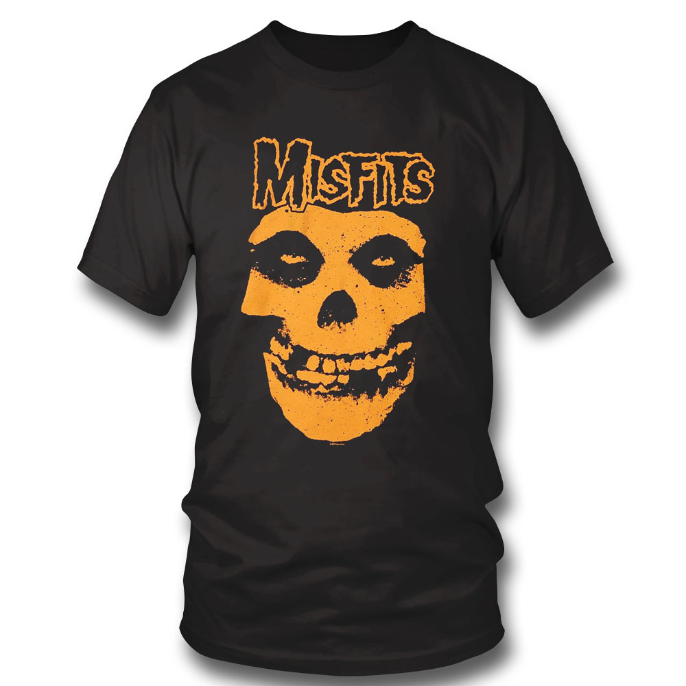 Misfits Orange Fiend Skull T-shirt
