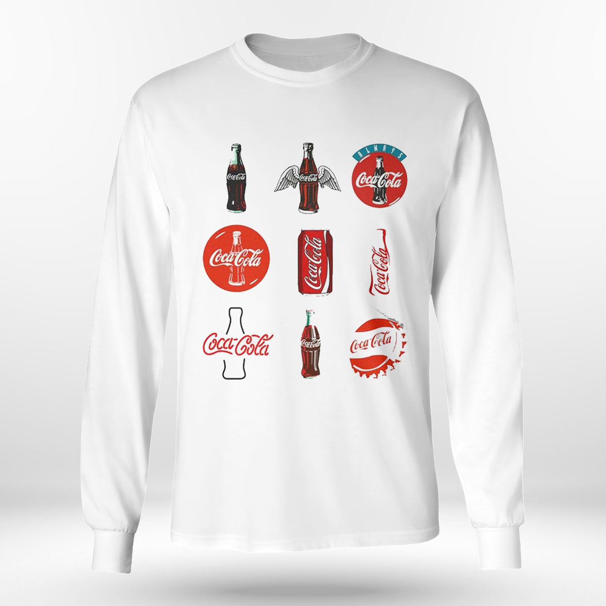Retro Coca Cola Coke Bottle Logo Shirt Retro Coca Cola Coke Bottle Logo Shirt