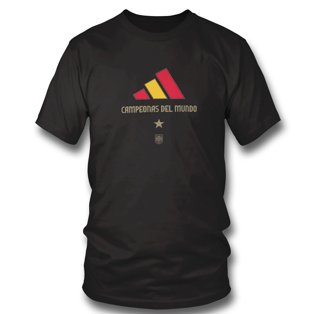 Spain National Team Adidas Fifa Women Australia New Zealand 2023 Champions T-shirt